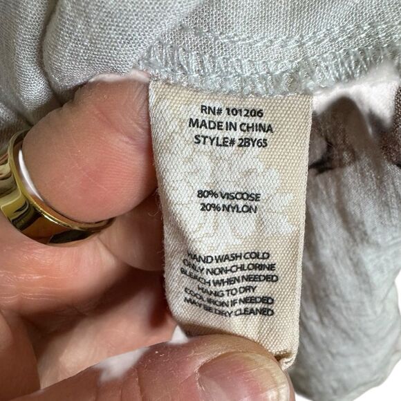 Soft Surroundings Song Dynasty Button Front Tunic Cardigan Asian Horses Sz Large - Picture 8 of 8